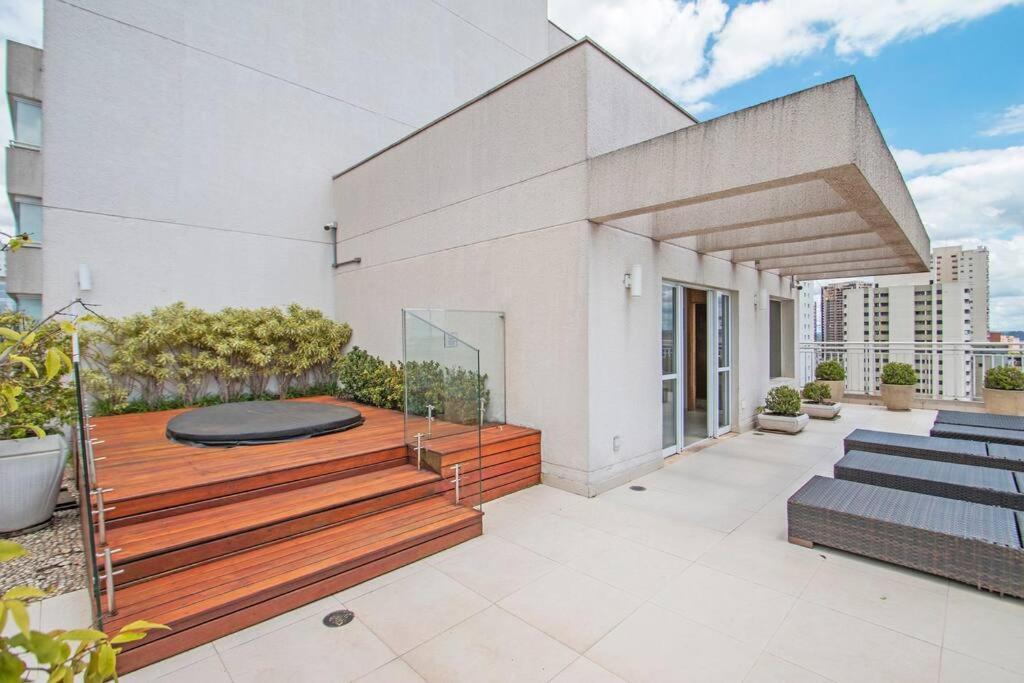 Studio 111 Conforto, Estilo E Localizacao Privilegiada Now Alto Da Boa Vista Zona Sul De Sp サンパウロ エクステリア 写真